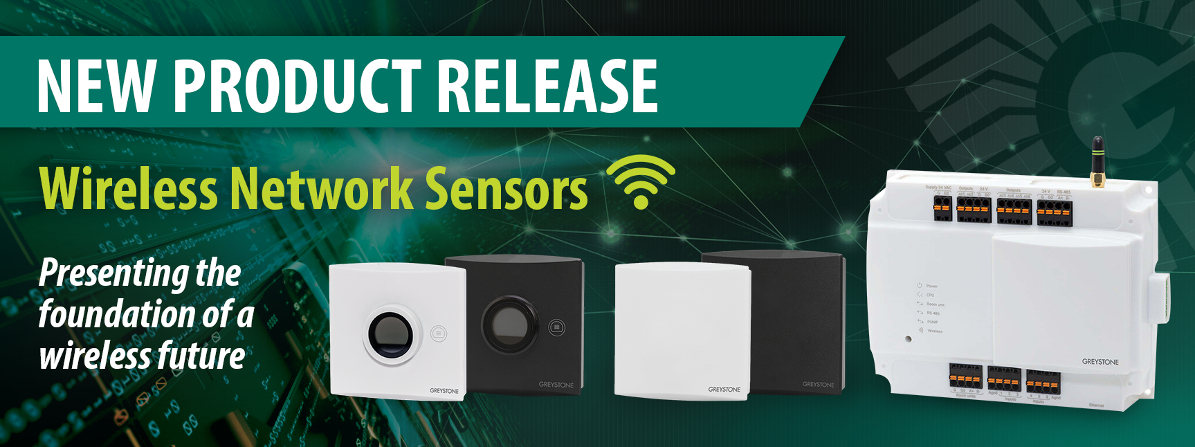 New Product Release - Wireless Network Sensors